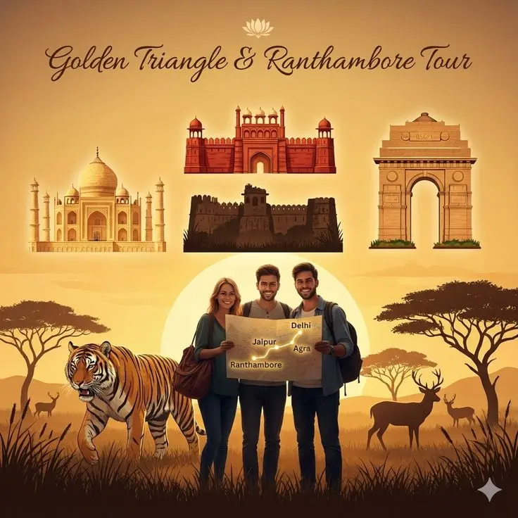 Delhi Agra Jaipur Ranthambore Tour 5 Night 6 Days